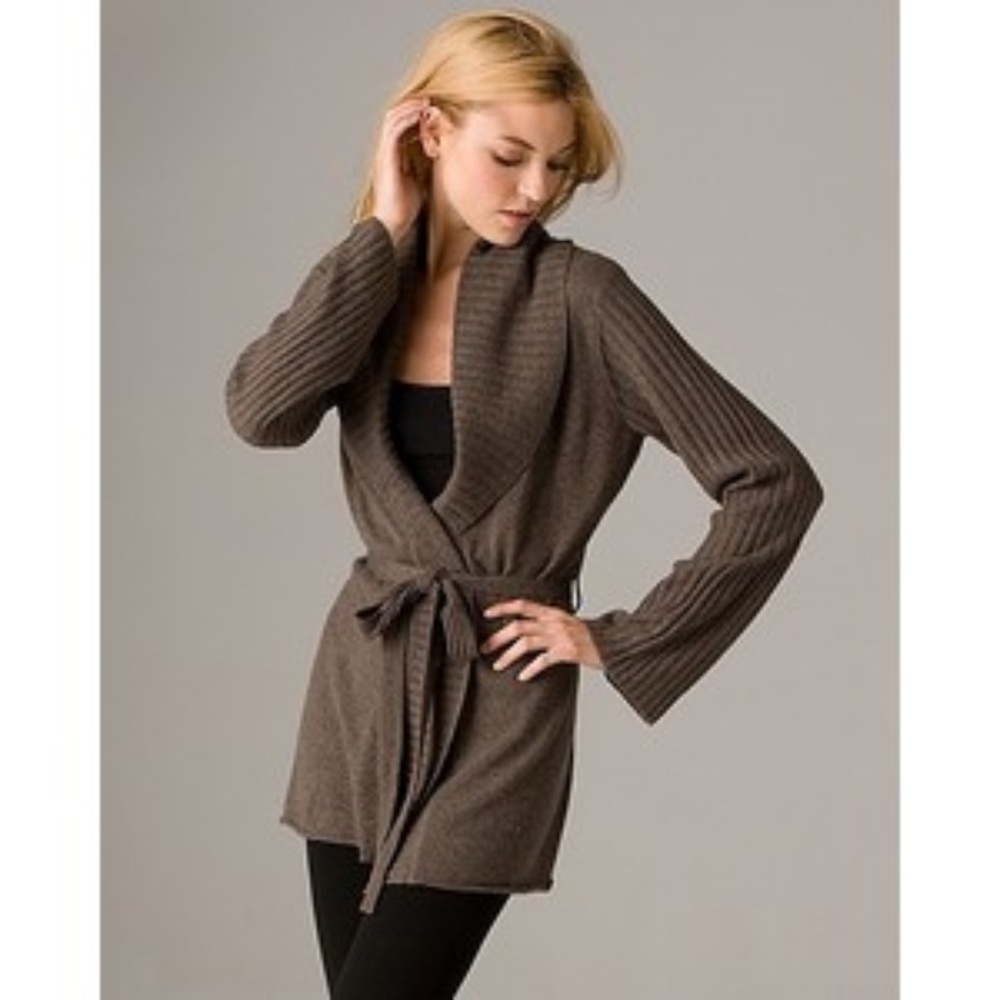 AQUA Cashmere Cardigan